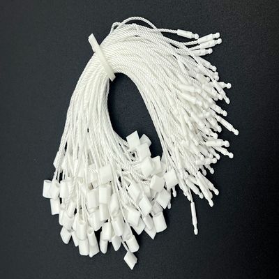 Vêtements en polyester blanc boucle de sécurité étiquette en plastique fixateur universel