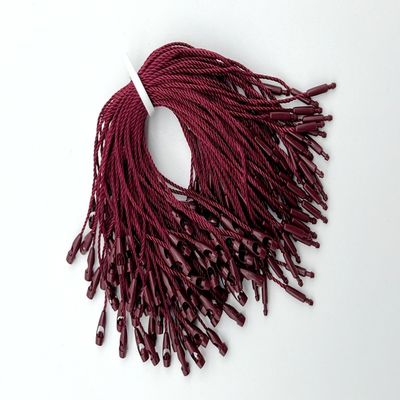 Bourgogne ABS Polyester Nylon Tag Fasteners Boucle pendentif en forme de balle