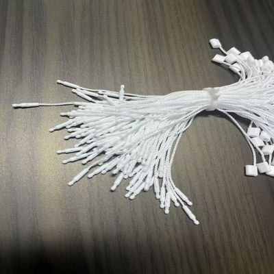 Vêtements en polyester blanc boucle de sécurité étiquette en plastique fixateur universel