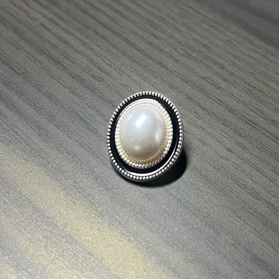 Accessoires de vêtements en plastique bouton de perle rond Cardigan à tricot pour femmes