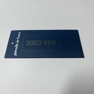 Vêtements sur mesure Vêtements accrochage Tag accessoires Impression sous pression 300gm
