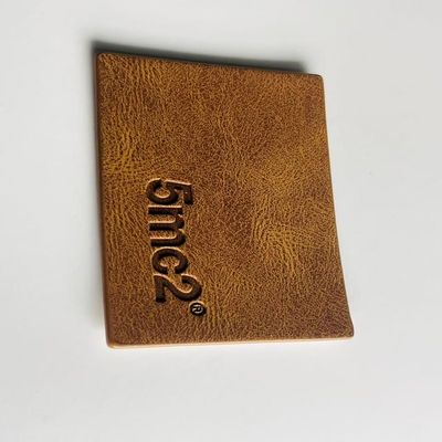 PU Jeans authentiques Étiquette en cuir Vêtements Étiquettes de vêtements sur mesure