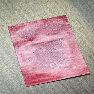 Étiquettes de vêtements de transfert thermique autoadhésifs ODM 38x54 42x62