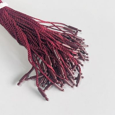 Bourgogne ABS Polyester Nylon Tag Fasteners Boucle pendentif en forme de balle