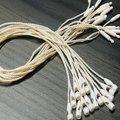 OEM en vrac tissus de verrouillage en nylon tressés étiquettes de fixation Beige
