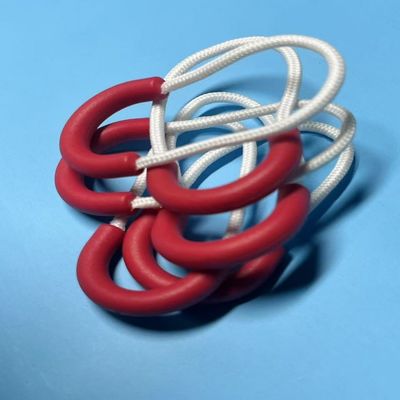 Ronde réutilisable en plastique câble fermeture à glissière tirant boucle coulissante résistant aux intempéries