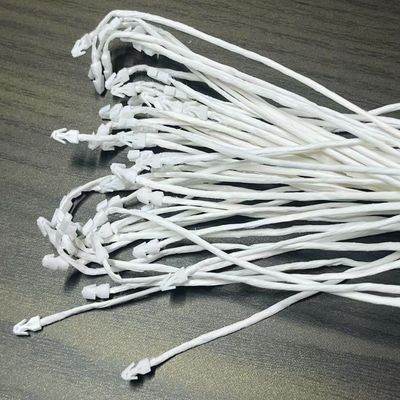 Fermetures pour étiquettes en plastique à boucle suspendue personnalisées pour articles de mode et accessoires de bagages