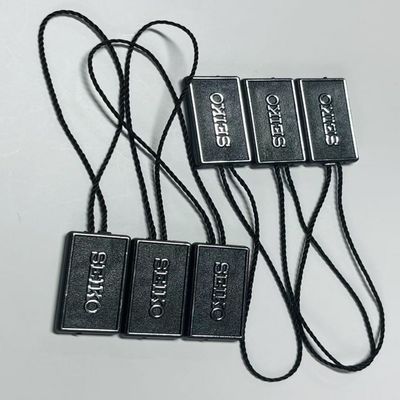 Résistant aux intempéries 3 pouces Noir Hang Tag String Swing Tag Thread 100pcs