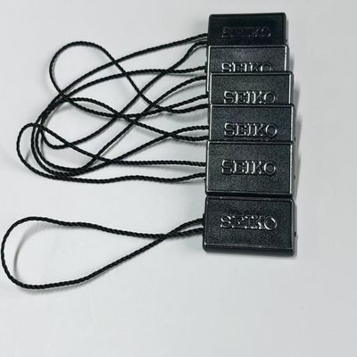 Résistant aux intempéries 3 pouces Noir Hang Tag String Swing Tag Thread 100pcs