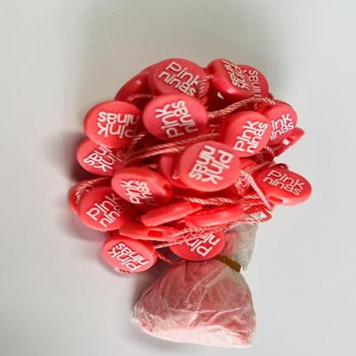 OEM quantités en vrac étiquettes de fixation en plastique avec épingles de verrouillage et boucles de sécurité