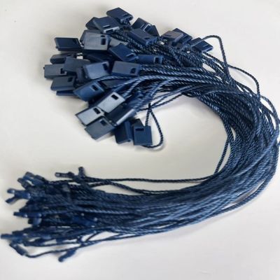 Légère boucle de sécurité étiquette en plastique fixateur pour les magasins de détail bleu foncé