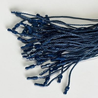 Légère boucle de sécurité étiquette en plastique fixateur pour les magasins de détail bleu foncé