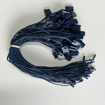 Légère boucle de sécurité étiquette en plastique fixateur pour les magasins de détail bleu foncé