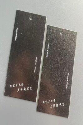 Snap Lock Custom Clothing Hang Tags Clear Durable Custom Apparel Labels Ideal for Clothing Promotion and Product Tagging