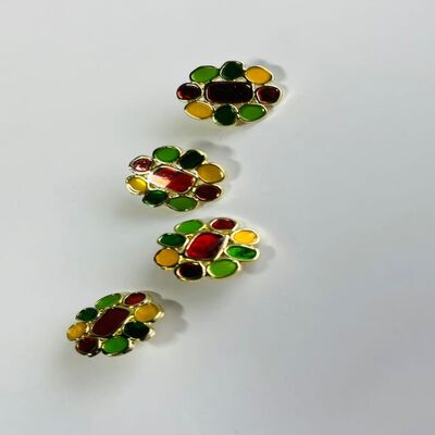 Shirt Package Rectangle Garment Buttons High Durability Rectangle Buttons Ideal for Shirt Manufacturing and Tailoring