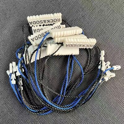 Embossed Plastic Tag Fastener Featuring Adjustable Rope Length Ideal for Secure Tagging Solutions in Various Industries