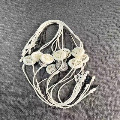 Approximately 10 Inches Hanging Length Plastic Tag Fastener Suitable for Bags Made from Durable Plastic Texture Ensuring Attachment