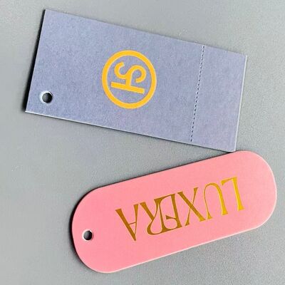 Snap Lock Clothing Hang Tag Easy To Hanging Tags Offering Practical Garment Identification And Retail Presentation