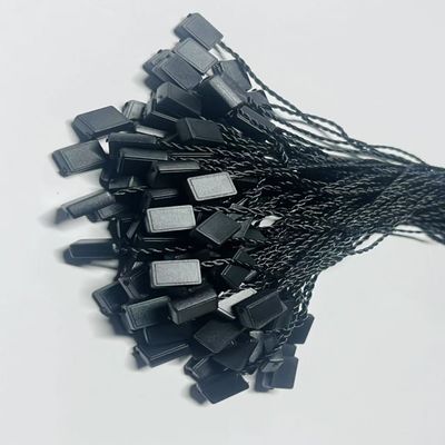 ODM 7 pouces rectangulaire noir étiquette en plastique