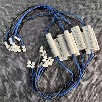 Fastener d'étiquette en plastique en relief avec longueur de corde réglable Idéal pour des solutions d'étiquetage sécurisées dans diverses industries