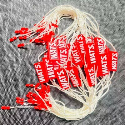 200 millimètres de longueur de corde fixateur d'étiquette en plastique conçu pour l'étiquetage des vêtements garantissant une fixation sûre et une application facile