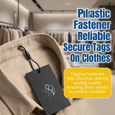 Fermetures de marque en nylon résistantes à la chaleur 4 pouces longueur 0,2 pouces largeur Parfait pour l'étiquetage des vêtements et des produits industriels