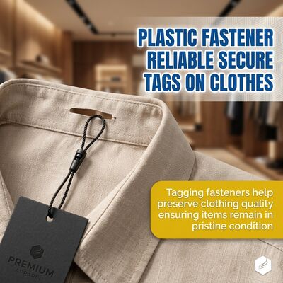 Attaches et étiquettes, attaches en nylon, largeur 0,2 pouce, longueur 4 pouces, attaches sécurisées pour vêtements et étiquettes de produits