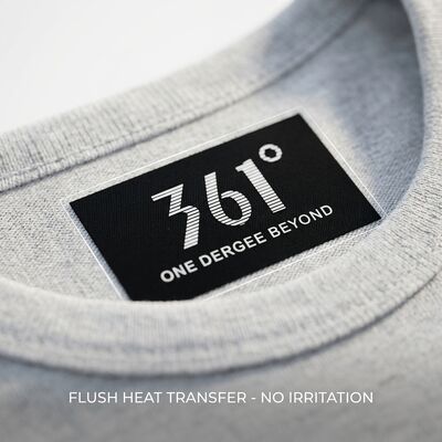 Étiquette de transfert thermique Étiquettes de vêtements à transfert thermique 38 54 mm Taille Parfait pour les étiquettes de vêtements et le marquage textile durable